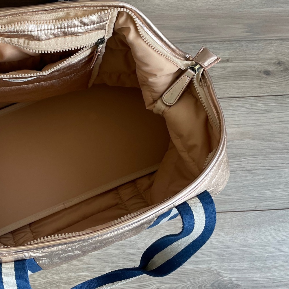 NEW! Anthropologie Quilted Weekender Bag - Picture 5 of 12